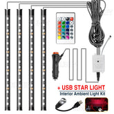 Buy 3W 4 LED Car Interior Footwell Strip Light In UK - Shop Now!